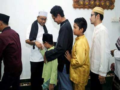 Safari Ramadan Kota Tanjungpinang pada kunjungannya ke Masjid Nurul Islam di Jalan Hang Lekir, Km 9.